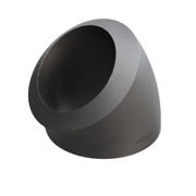 Butt-Weld Fitting, Sort, ASME B16.9, Svejsebøjning, 1", A-234 WPB