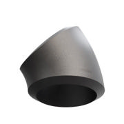 Butt-Weld Fitting, Sort, ASME B16.9, Svejsebøjning, 1 1/2", A-234 WPB